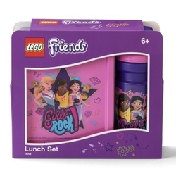 LEGO Friends Girls Rock svačinový set (láhev a box) fialová