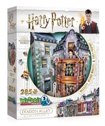 3D puzzle Harry Potter Kratochvílné a kouzelnické kejkle a Denní věštec