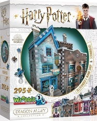 3D puzzle Harry Potter Obchod s hůlkami pana Olivandera a Scribbulus