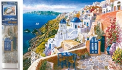 Diamantové malování Santorini