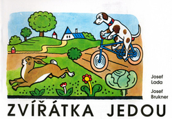 Brukner, Josef; Lada, Josef - Zvířátka jedou - Josef Lada - omalovánka