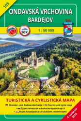 Ondavská vrchovina Bardejov 1 : 50 000