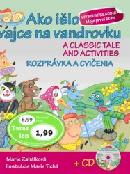 Zahálková, Marie - Ako išlo vajce na vandrovku Rozprávka a cvičenia + CD