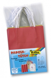 Papírové tašky s papírovým uchem 12x15 cm 10 kusů