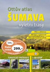 Ottův atlas výletní trasy Šumava