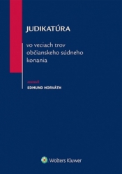 Horváth, Edmund - Judikatúra vo veciach trov občianskeho súdneho konania
