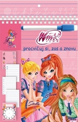 Stíratelné listy Procvičuj si zas a znovu Winx Club fashion