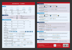 Dolejšová, Jana - Přehledová tabulka učiva Matematika - zlomky