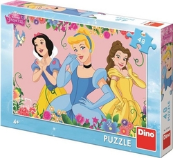 Puzzle 48 Rozkvetlé princezny