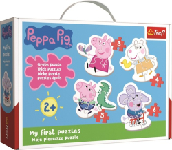 Baby puzzle Prasátko Peppa 4v1