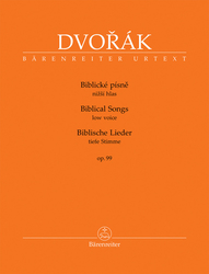 Dvořák, Antonín - Biblické písně nižší hlas, op. 99