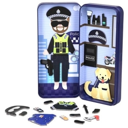 Cestovní magnetické puzzle Policista