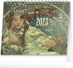 Alfons Mucha 2023 - stolní kalendář
