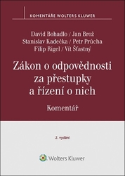 Bohadlo, David; Brož, Jan; Kadečka, Stanislav - Zákon o odpovědnosti za přestupky a řízení o nich Komentář