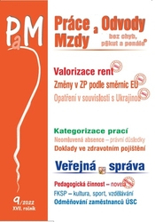 Práce a mzdy  9/2022 – Valorizace rent