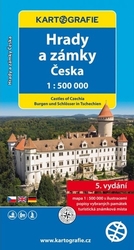 Hrady a zámky Česka 1:500 000