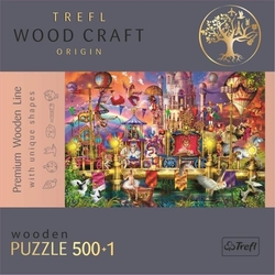 Dřevěné puzzle Kouzelný svět 501 dílků