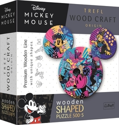 Dřevěné puzzle Mickey Mouse 505 dílků