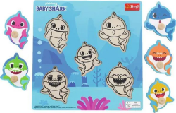 Dřevěná vkládačka Baby Shark