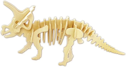 Dřevěné 3D puzzle Triceratops