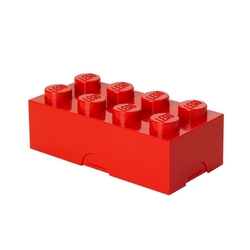 LEGO box na svačinu červená