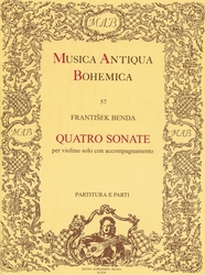 Benda, František - Quattro sonate