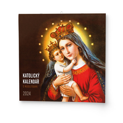 Katolický kalendář s modlitbami 2024 - nástěnný kalendář