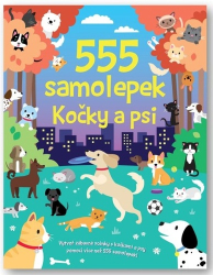 555 samolepek Kočky a psi