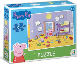 Puzzle Prasátko Peppa Hrátky v pokojíčku