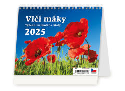 Vlčí máky 2025 - stolní kalendář