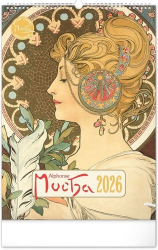 Alfons Mucha 2026 - nástěnný kalendář