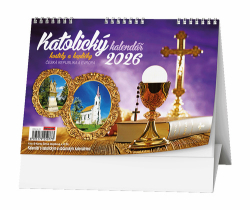 Katolický kalendář 2026 - stolní kalendář