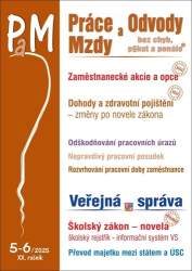 Jouza, Ladislav; Dandová, Eva; Drexlerová, Jana; Bičáková, Olga; Fetter, Rich... - Práce a mzdy 5-6/2025 – Zaměstnanecké akcie a opce - změny