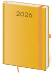 Týdenní diář 2026 A5 Print Pop žlutý