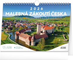 Malebná zákoutí 2026 - stolní kalendář
