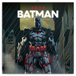 Poznámkový kalendář Batman Comics 2026 - nástěnný kalendář