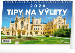 Tipy na výlety 2026 - stolní kalendář