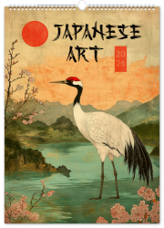 Vintage plakáty Japonské umění 2026 - nástěnný kalendář