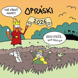 jaz, - Opráski 2026 - nástěnný kalendář