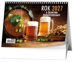 Rok 2027 s českými minipivovary - stolní kalendář