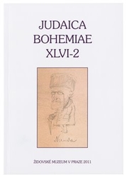 Judaica Bohemiae XLVI-2 - Judaica Bohemiae 46/2011