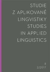 Studie z aplikované lingvistiky 2/2017