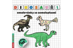 Kneblová Radka - Dinosauři - omalovánky se samolepkami