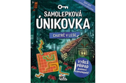 Chatrč v lese - Samolepková únikovka