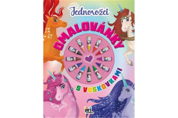 Jednorožci - Omalovánky s voskovkami