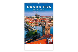 Kalendář 2026 - Praha/Prague/Prag