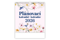 Kalendář 2026 - Plánovací kalendář (české/slovenské jmenné kalendárium)