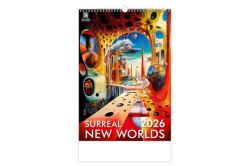 Kalendář 2026 - Surreal New Worlds