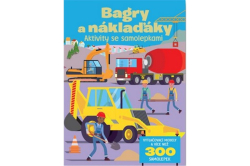 Bagry a náklaďáky Aktivity se samolepkami