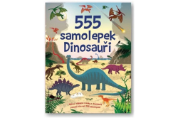 555 samolepek Dinosauři